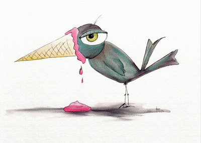 26. April: „Ich hab `nen Vogel … gemalt“